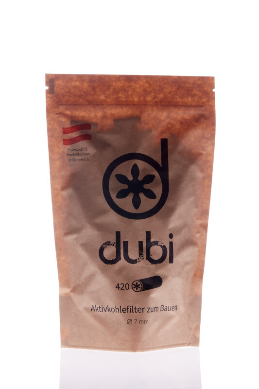 dubi Aktivkohlefilter 420 Stück Ø 7 mm