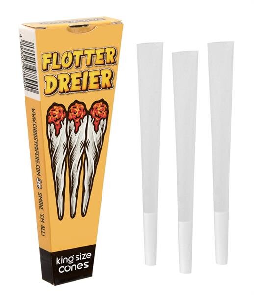 Choosypapers Cones King Size 3 Stück Flotter Dreier