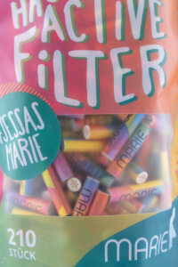 Marie Aktivkohlefilter 210 Stück Ø 6 mm Bunt