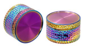 Metall Grinder 4-teilig  Ø 65 mm  "Rainbow"