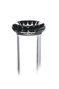 Zenit Bong Beaker Rasta 5mm mit Kickloch, Eis-Colour 18,8, Höhe 60cm, Grün