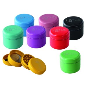 Alum&uuml;hle Black Leaf Lotus rot 4-tlg....