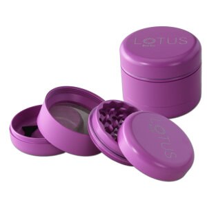 Alum&uuml;hle Black Leaf Lotus violett 4-tlg....