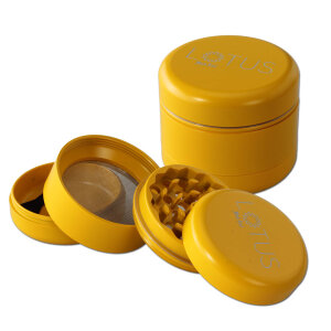 Alum&uuml;hle Black Leaf Lotus gelb 4-tlg....