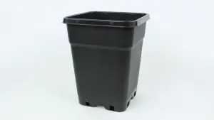 PotKing container square black 14 L