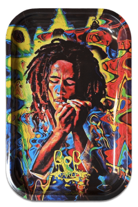 Rolling Tray &ndash; Bob Marley Smoke 28.5cm x 18.8cm