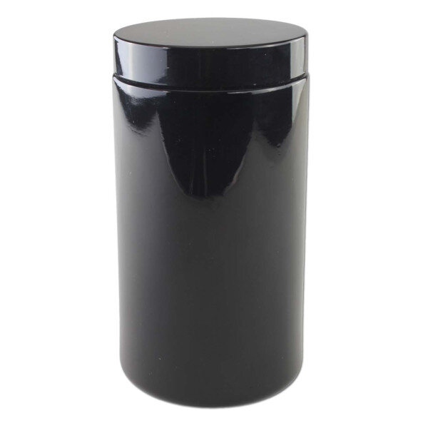 Weithalsdosen aus Violettglas 1000ml