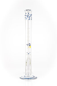 Plaisir Bong - Noppenhals - blau, wei&szlig;