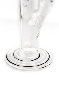 Plaisir Bong - Noppenhals, schwarz - weiß