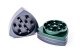 Gleichdick aluminum grinder 4-piece steel blue/green