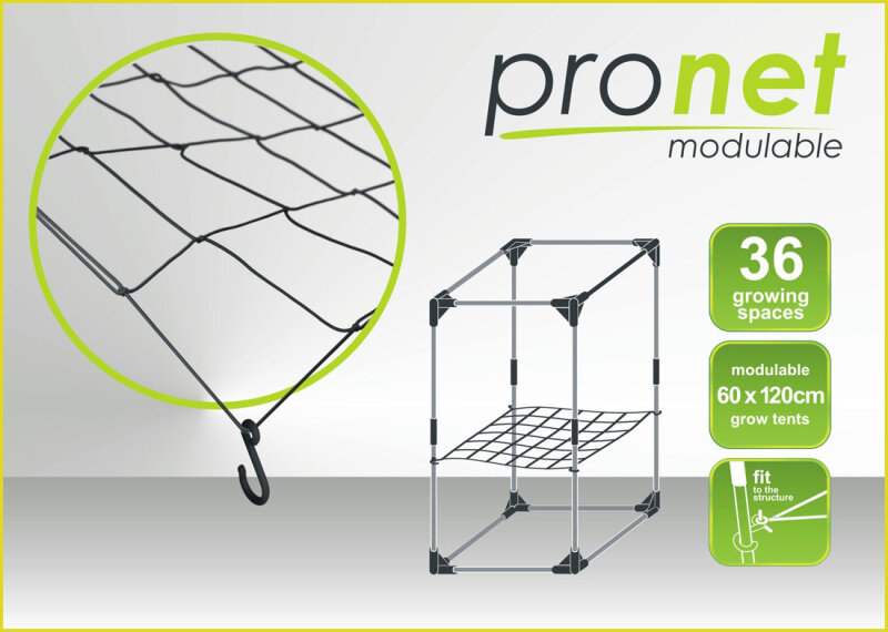Garden Highpro Elasti Net 60 - 120 cm, 36 Netzfelder